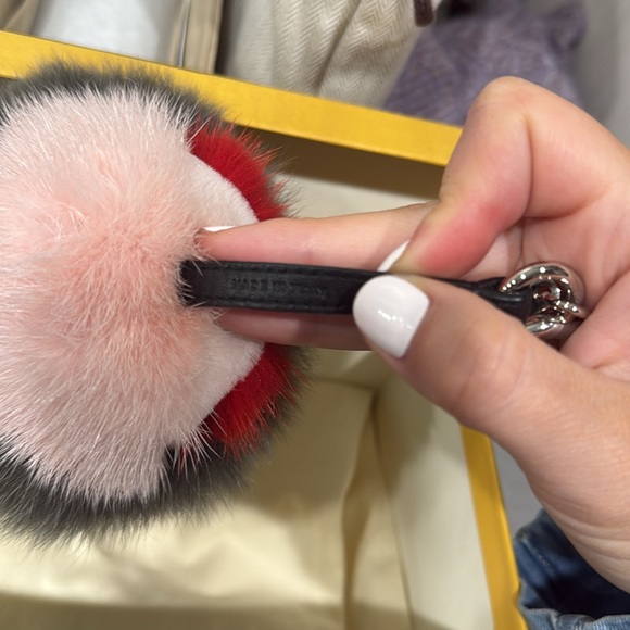 FENDI Pom-Pom Bag Charm - Picture 6 of 6